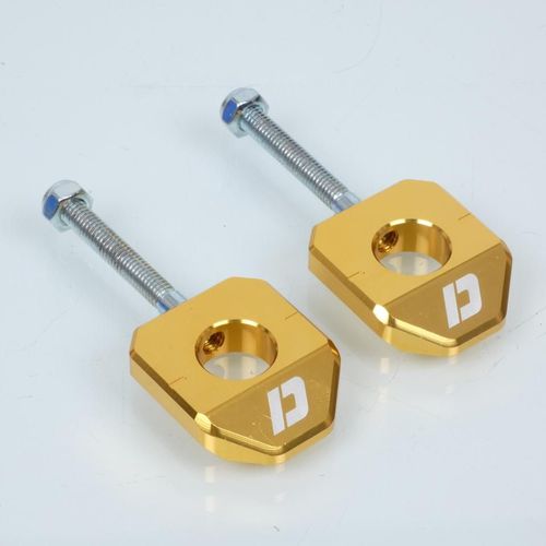 Tendeur Chaîne De Transmission Doppler Pour Moto Derbi 50 Senda Sm X-Race Ø15mm / Or Neuf