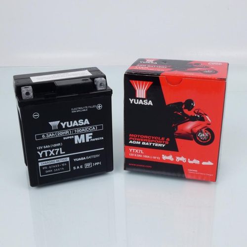 Batterie Sla Yuasa Pour Moto Suzuki 125 Df Ex 1999 À 2001 Neuf