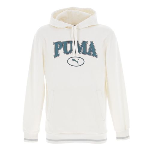 Sweat Capuche Hooded Puma Fd Squad Hdy Fl Blanc