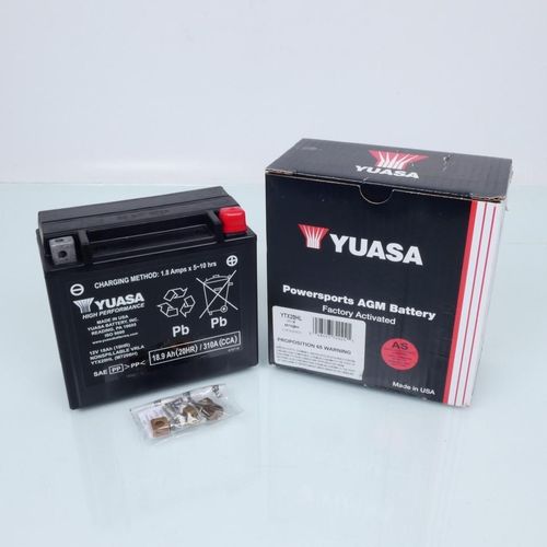 Batterie Sla Yuasa Pour Moto Harley Davidson 1584 Flstf Fat Boy Special 2010 À 2015 Neuf
