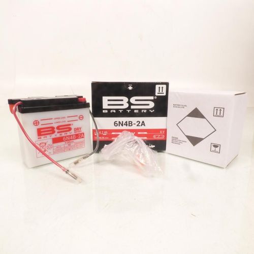 Batterie Bs Battery Pour Moto Yamaha 400 Dtmx 1975 À 1976 6n4b-2a Neuf