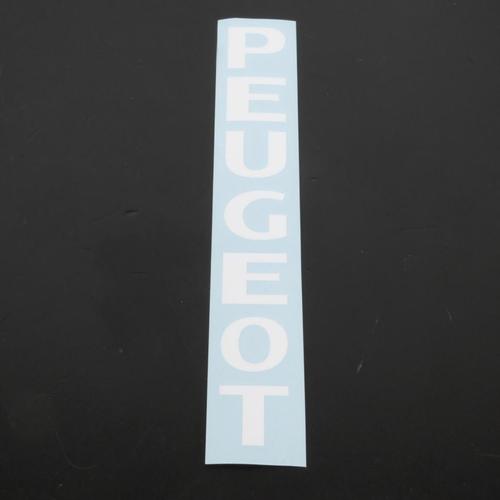 Autocollant Stickers Transfert Peugeot Blanc Pour Fourche Mobylette Peugeot