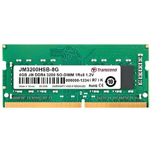 Transcend JetRAM - DDR4 - module - 8 Go - SO DIMM 260 broches - 3200 MHz / PC4-25600 - CL22 - 1.2 V - mémoire sans tampon - non ECC