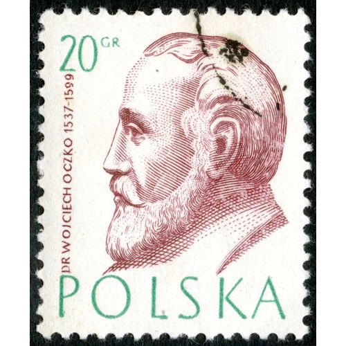 Timbre Oblitéré Polska, Dr Wojciech Oczko 1537-1599, 20 Gr