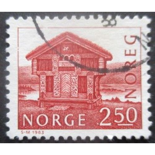 Norvege N°832 Ancien Grenier Oblitéré