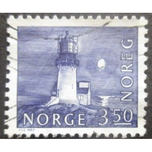 Norvege N°833 Phare De Lindesnes Oblitéré
