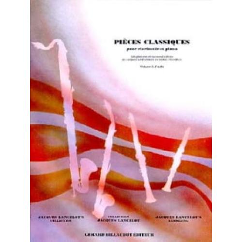 Lancelot Pièces Classiques Pour Clarinette Volume 3 Billaudot