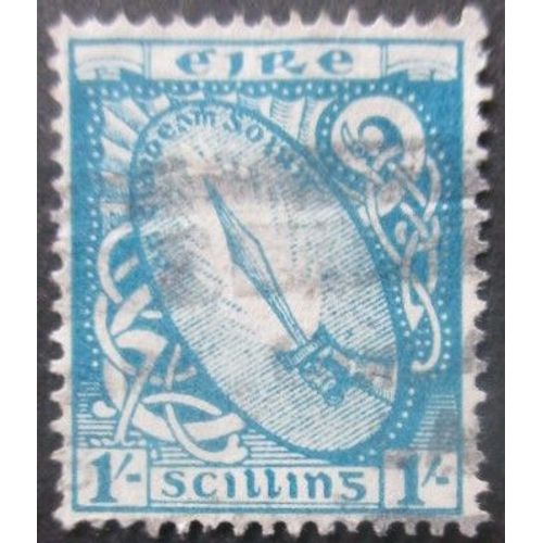 Irlande N°51 Filigrane Se Oblitéré Cote 9€