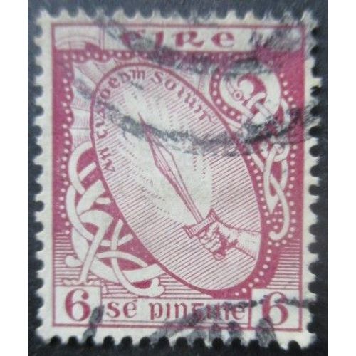 Irlande N°48 Filigrane Se Oblitéré