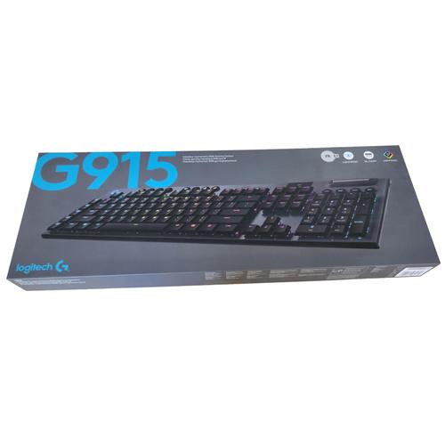 Logitech G G915 Tkl clavier USB AZERTY Français Charbon