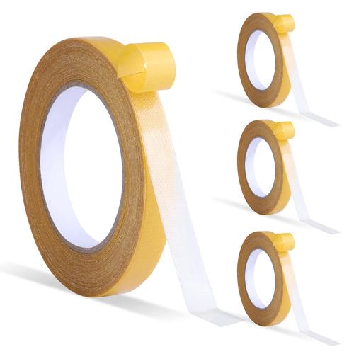 4 rouleaux Heavy Duty Double Sided Adhesive Tape, 15mm x 20 m