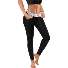 Femme Minceur Legging de Sudation de Sport Pantalon Fitness Pantacourt Yoga  Short Sauna d'Entraînement Perte de Poids en Néoprène