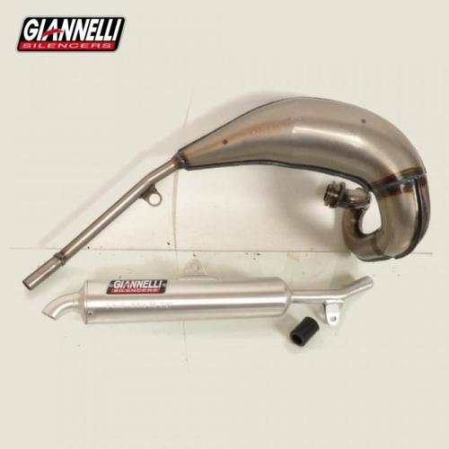 Pot D Échappement Giannelli Pour Moto Yamaha 125 Dtr 1993 À 2003 54501 / 54502 / 4bl / 3mb Neuf