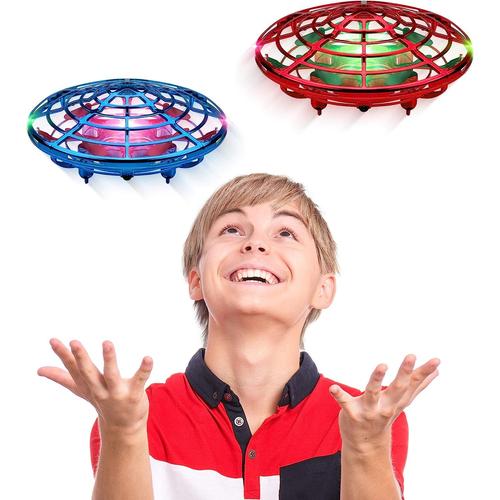 Scoot Duo Drone À Commande Manuelle Pour Enfants Ou Adultes ? Lot De 2 Mini Drones À Capteur De Mouvement Mains Libres, Petit Jouet D'intérieur Facile Ufo Flying Ball Drone Toys Pour Garçons Et Filles-Greatmall