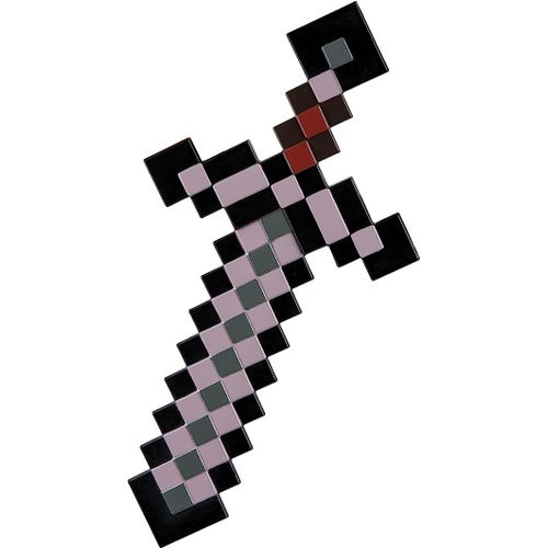 Minecraft Netherite Sword, Accessoire Officiel De Déguisement Minecraft Pour Enfants, Accessoire De Déguisement De Jeu Vidéo Taille Unique