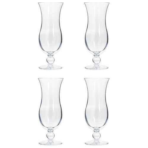 Lot De 4 Verres À Cocktails "Blue Hawai" 44cl Transparent
