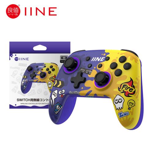 Iine Wireless Controller Wake Up Support Nfc Amiibo Compatible Nintendo Switch/Switch Lite/Switch Oled