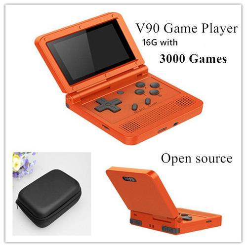 Powkiddy V90 3.0 Inch Ips Screen Open Source Game Console 64gb Mini Pocket Retro Handheld Video Games Consoles Player Gaming Box