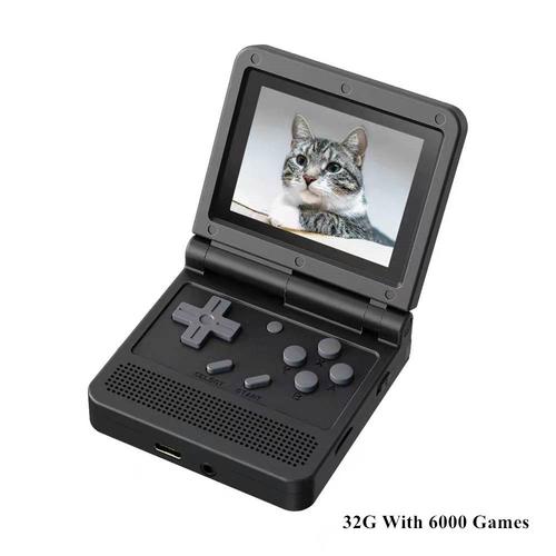 Powkiddy V90 3.0 Inch Ips Screen Open Source Game Console 64gb Mini Pocket Retro Handheld Video Games Consoles Player Gaming Box