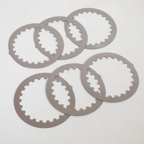 Six Disques Lisses D'embrayage Tecnium Pour Moto Yamaha 125 Tdr 1988 À 1998 Neuf