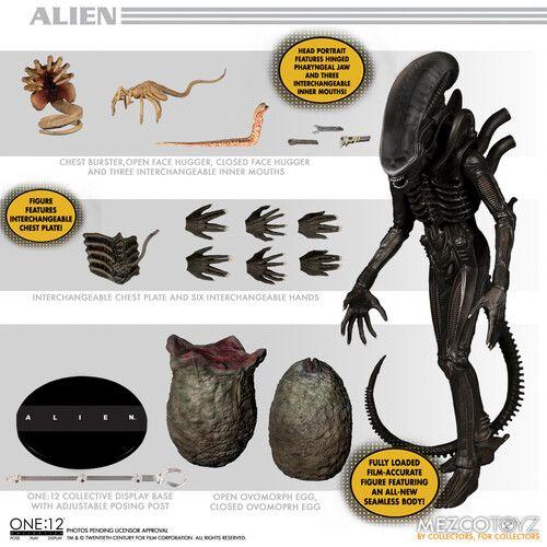 Mezco - One:12 Collective - Alien [Collectables] Figure, Collectible