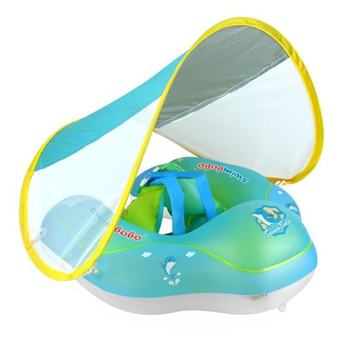 6-36 Mois - L-Bouée Bébé Gonflable Avec Parasol Anneau De Natation Pour Bébé Bébé Siège De Piscine Pour Bébé Enfants
