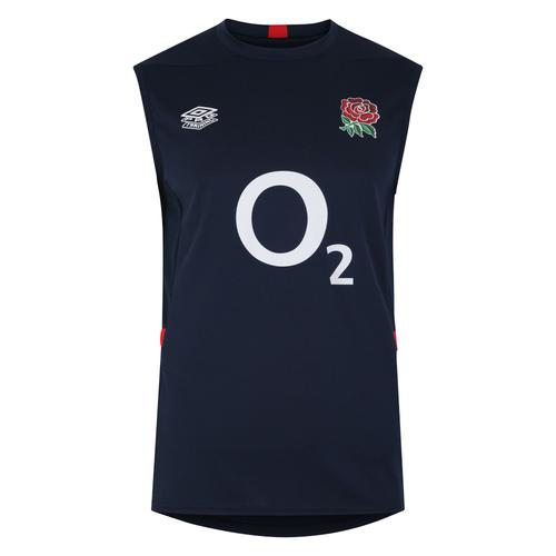 T-Shirt Sans Manches D'entraînement Angleterre Rugby - Marine - Homme