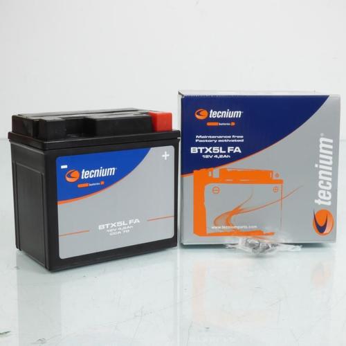 Batterie Sla Tecnium Pour Scooter Aprilia 50 Scarabeo 2t Di-Tech Ie 2002 À 2007 Neuf