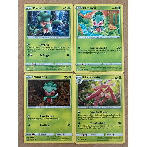 (3332) 3x Mimantis + Floramantis (Pokemon)