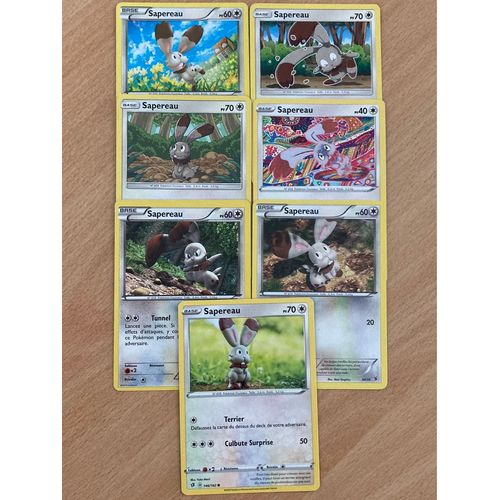 (3151) 7x Sapereau (Pokemon) 