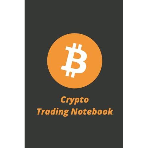 Crypto Trading Notebook: Cleanly Styled Black Lined Notebook