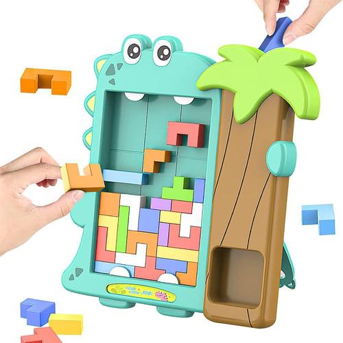 Montessori Puzzle Enfant 3 4 5 Ans, Puzzle Tangram, 3D de Russe en