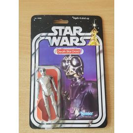 Figurine Star Wars Starwars Vintage  Death Star Droid  Recarded Recarté  Kenner Petite Pliure En Haut À Gauche, Voir Photo