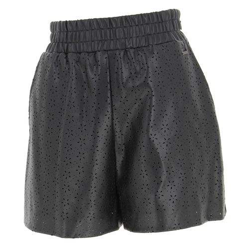 Short Bermuda Guess Carola Faux Leather Short Noir