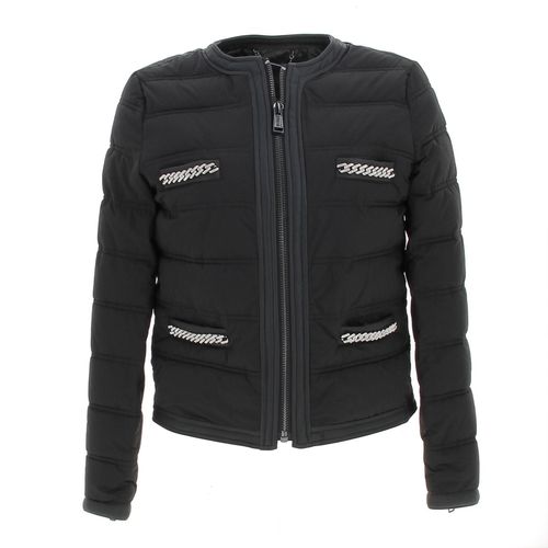 Vestes Demie Saison Guess Irene Chain Jacket Noir