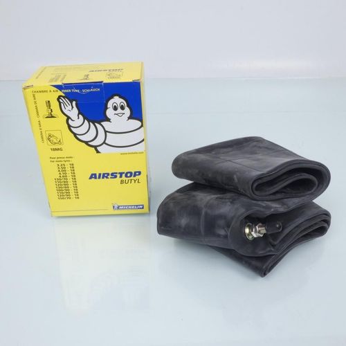 Chambre À Air Michelin Airstop Butyl 3.25 À 4.60-18 Valve Tr4 Pour Moto Neuf