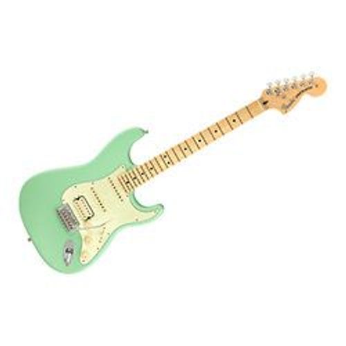 Fender American Performer Stratocaster Hss - Touche Érable - Satin Surf Green + Housse Deluxe - Guitare Électrique