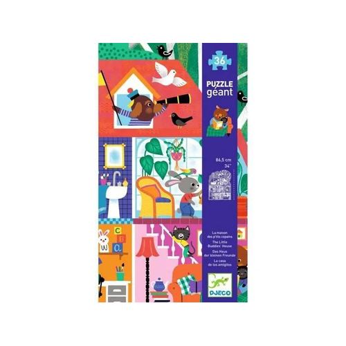 Puzzle La Maison P'tits Copains - 36 Pcs - Fsc Mix