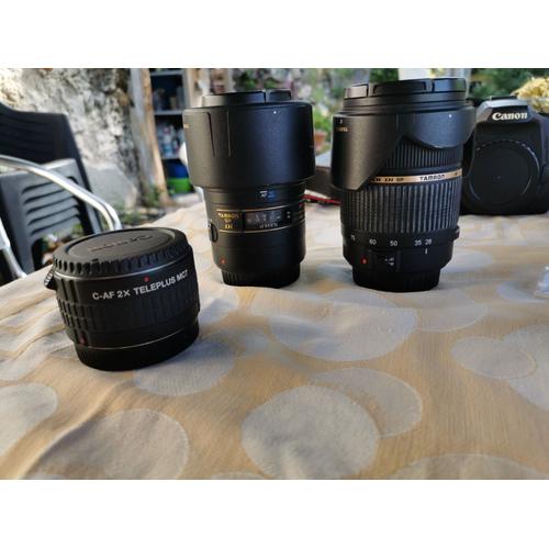 Canon EOS 50D 15.1 mpix + Objectif Tamron 90mm 1:2,8 Macro 1:1 + Objectif Tamron 28-75 F 2,8 macro
