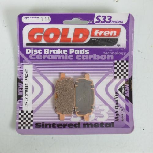 Plaquette De Frein Gold Fren Pour Scooter Adly 50 Fox Avg Neuf