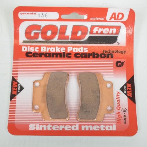 Plaquette De Frein Gold Fren Pour Scooter Keeway 50 Ry8 2007 À 2010 Avg Neuf
