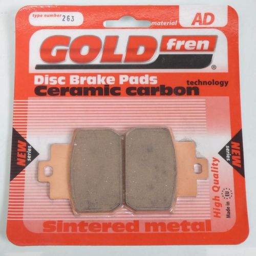 Plaquette De Frein Gold Fren Pour Scooter Piaggio 125 X8 Ie 2007 À 2007 Ard / Etrier Arrière Heng Tong Neuf