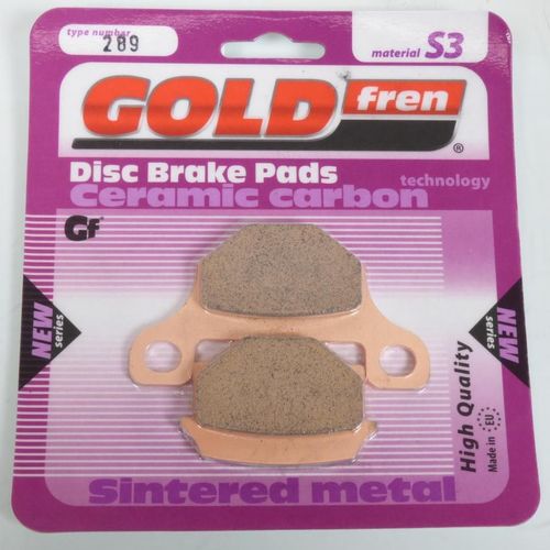 Plaquette De Frein Gold Fren Pour Moto Derbi 125 Gpr 4t 4v 2009 À 2014 Ard Neuf