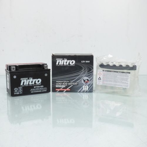 Batterie Nitro Pour Scooter Honda 125 Spacy 1988 À 2000 Neuf