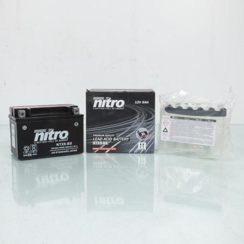 Batterie Nitro Pour Scooter Piaggio 125 Zip 2000 À 2020 Neuf