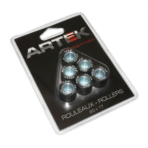 Galet Rouleau De Variateur Artek Pour Scooter Aprilia 125 Scarabeo 1999 À 2003 20x17 14.5grs Neuf