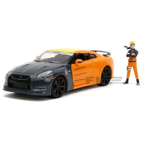Jada Toys 1/24 - 33691or - Nissan Skyline Gt-R - With Naruto Figure - 2009-Jada Toys