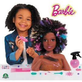 Tête à coiffer Barbie Blonde MATTEL : la poupée à Prix Carrefour