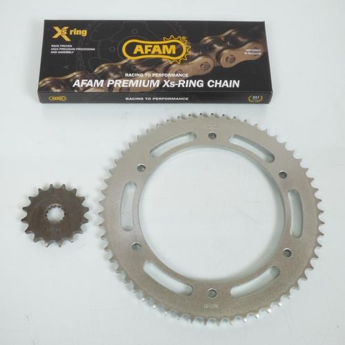 Kit Chaîne Afam 16x57 Pas 428 Pour Moto Yamaha 125 Tdr 1992 À 2002 Neuf