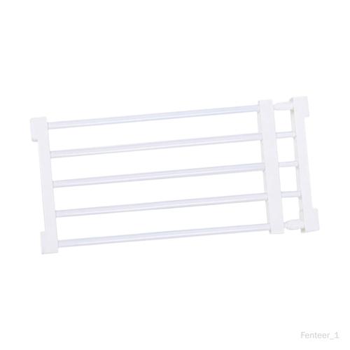 Barrière Rétractable Pour Chien, Clôture Pour Chiot, Barrière D'escalier, Barrière Extensible Pour Bébé, Clôture Pour Animal De Compagnie, Pour 56à100cmx24cm Blanc